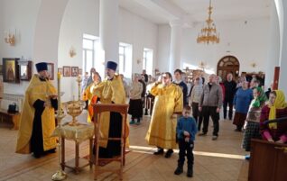 Молебен на начало нового года